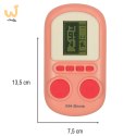 Gra elektroniczna zręcznościowa konsola przenośna różowa