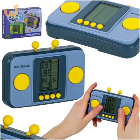 Gra elektroniczna zręcznościowa konsola przenośna szara Gra elektroniczna zręcznościowa konsola przenośna szara