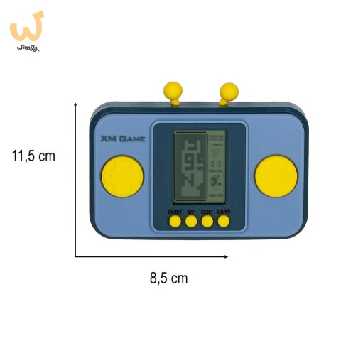 Gra elektroniczna zręcznościowa konsola przenośna szara Gra elektroniczna zręcznościowa konsola przenośna szara
