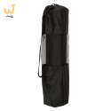 Mata fitness do ćwiczeń jogi gruba 185x83x1,5 cm czarna
