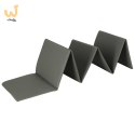 Mata fitness do ćwiczeń jogi składana 179x61x0,4 cm szara