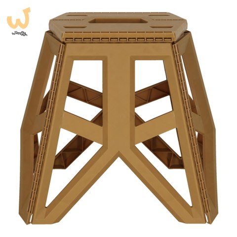Taboret składany krzesełko turystyczne kempingowe przenośne 40 cm beżowy Taboret składany krzesełko turystyczne kempingowe przenośne 40 cm beżowy
