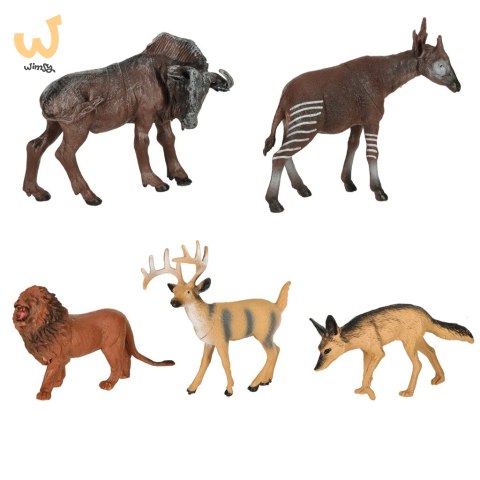 Figurki zwierzęta zoo zestaw do zabawy 19 el. Figurki zwierzęta zoo zestaw do zabawy 19 el.
