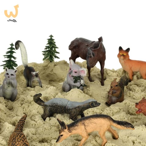 Figurki zwierzęta zoo zestaw do zabawy 19 el. Figurki zwierzęta zoo zestaw do zabawy 19 el.