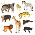 Figurki zwierzęta zoo zestaw do zabawy 28 el.