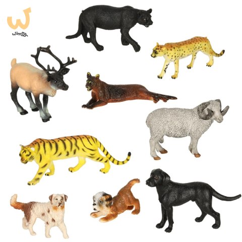 Figurki zwierzęta zoo zestaw do zabawy 31 el. Figurki zwierzęta zoo zestaw do zabawy 31 el.