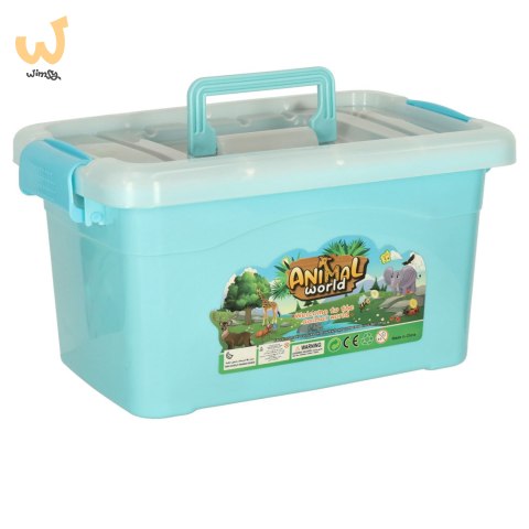 Figurki zwierzęta zoo zestaw do zabawy 59 el. Figurki zwierzęta zoo zestaw do zabawy 59 el.