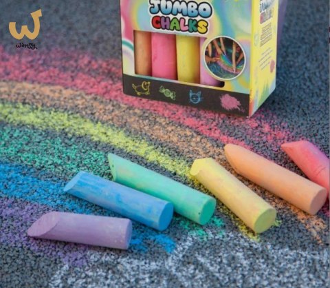 Kreda chodnikowa gruba Jumbo 15 el. Kreda chodnikowa gruba Jumbo 15 el.