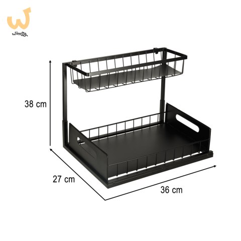 Organizer pod zlewozmywak do szafki dwupoziomowy Organizer pod zlewozmywak do szafki dwupoziomowy