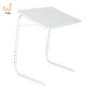 Stolik boczny pod laptopa składany 52x40 cm biały
