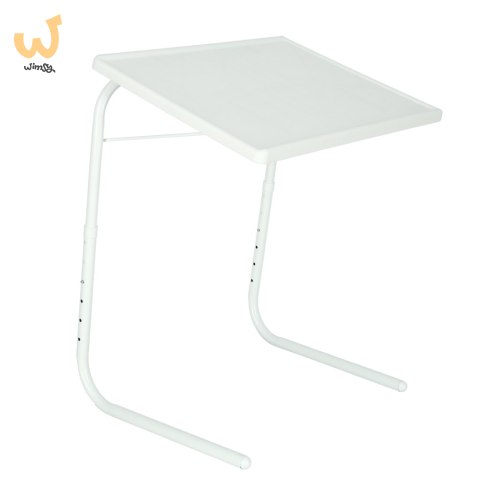 Stolik boczny pod laptopa składany 52x40 cm biały Stolik boczny pod laptopa składany 52x40 cm biały