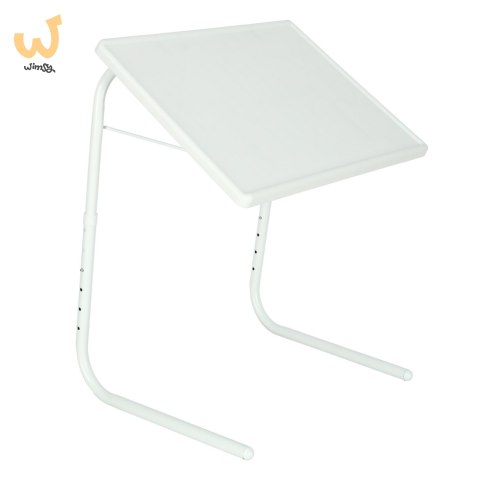 Stolik boczny pod laptopa składany 52x40 cm biały Stolik boczny pod laptopa składany 52x40 cm biały