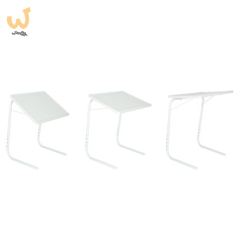 Stolik boczny pod laptopa składany 52x40 cm biały Stolik boczny pod laptopa składany 52x40 cm biały