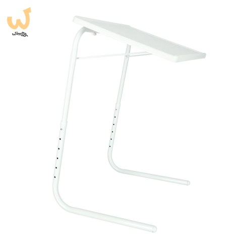 Stolik boczny pod laptopa składany 52x40 cm biały Stolik boczny pod laptopa składany 52x40 cm biały