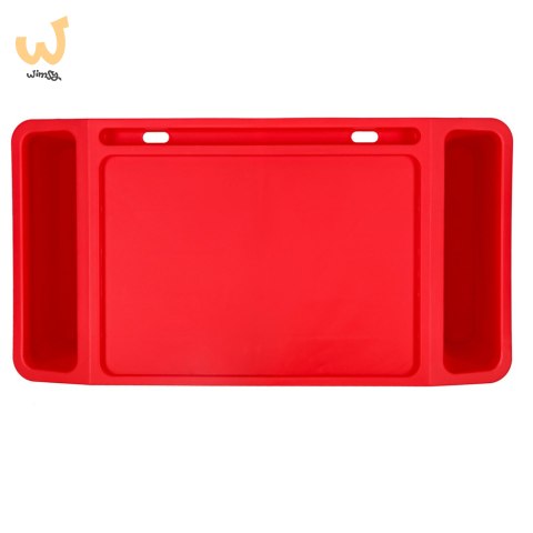 Stolik pod laptopa z organizerem czerwony Stolik pod laptopa z organizerem czerwony
