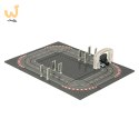 Tor samochodowy wyścigowy policyjny elektryczny + 2 auta klocki konstrukcyjne GD-01