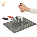 Tor samochodowy wyścigowy policyjny elektryczny + 2 auta klocki konstrukcyjne GD-01