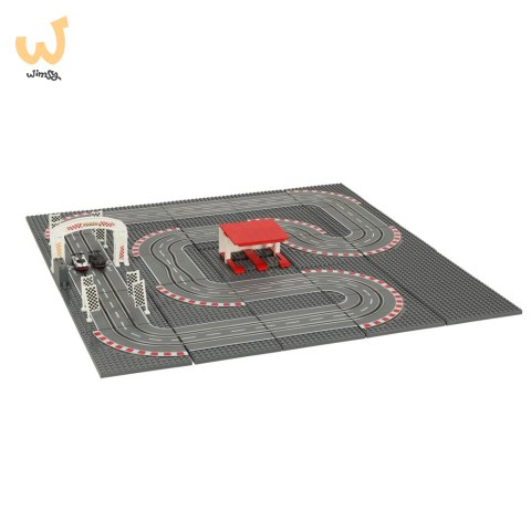 Tor samochodowy wyścigowy policyjny elektryczny klocki konstrukcyjne GD-03 Tor samochodowy wyścigowy policyjny elektryczny klocki konstrukcyjne GD-03