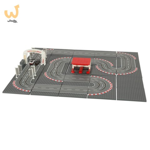 Tor samochodowy wyścigowy policyjny elektryczny klocki konstrukcyjne GD-03 Tor samochodowy wyścigowy policyjny elektryczny klocki konstrukcyjne GD-03