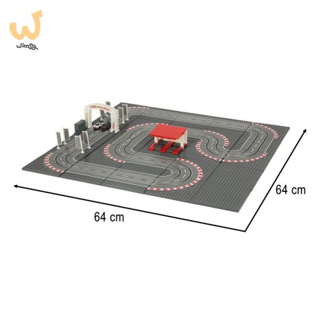 Tor samochodowy wyścigowy policyjny elektryczny klocki konstrukcyjne GD-03 Tor samochodowy wyścigowy policyjny elektryczny klocki konstrukcyjne GD-03