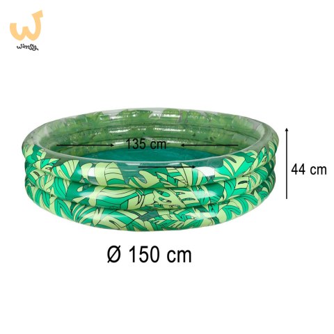 Basen dmuchany dla dziecka dzieci duży 150cm / wysoki 45cm Basen dmuchany dla dziecka dzieci duży 150cm / wysoki 45cm