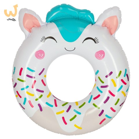 INTEX 59266 Kółko do pływania koło dmuchane ponton plażowy jednorożec max 40kg INTEX 59266 Kółko do pływania koło dmuchane ponton plażowy jednorożec max 40kg