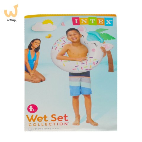 INTEX 59266 Kółko do pływania koło dmuchane ponton plażowy jednorożec max 40kg INTEX 59266 Kółko do pływania koło dmuchane ponton plażowy jednorożec max 40kg