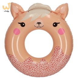 INTEX 59266 Kółko do pływania koło dmuchane ponton plażowy lama max 40kg