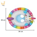 Kółko do pływania dla niemowląt koło pontonik dla dzieci dmuchany z siedziskiem jednorożec max 23kg 3-4lata INTEX 59570