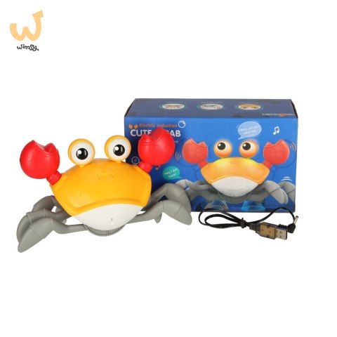 Krab uciekający pełzający czujnik interaktywna akumulator USB Krab uciekający pełzający czujnik interaktywna akumulator USB