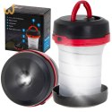 Lampa kempingowa turystyczna biwakowa latarka na baterie 2w1 3tryby LED