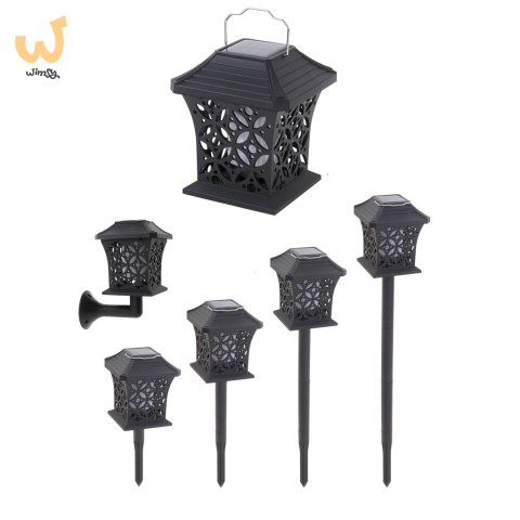 Lampa solarna latarenka wisząca stojąca 12LED Lampa solarna latarenka wisząca stojąca 12LED