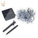 Lampki ogrodowe solarne kwiatki 7m 50LED multikolor