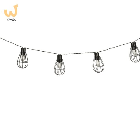 Lampki ogrodowe solarne żarówki girlanda loft 10LED Lampki ogrodowe solarne żarówki girlanda loft 10LED