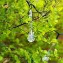 Lampki solarne ogrodowe łezki 6,5m 30LED zimny biały