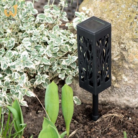 Lampy lampiony solarne stojące dekoracyjne 4 sztuki Lampy lampiony solarne stojące dekoracyjne 4 sztuki