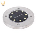 Lampy ogrodowe solarne najazdowe gruntowe 8LED 4szt. zimny biały