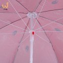 Parasol ogrodowy plażowy regulowany łamany 150cm arbuz