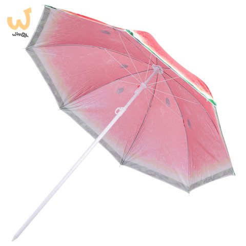 Parasol ogrodowy plażowy regulowany łamany 150cm arbuz Parasol ogrodowy plażowy regulowany łamany 150cm arbuz