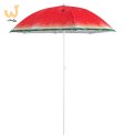 Parasol ogrodowy plażowy regulowany łamany 150cm arbuz