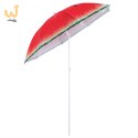 Parasol ogrodowy plażowy regulowany łamany 150cm arbuz