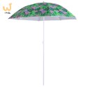 Parasol ogrodowy plażowy regulowany łamany 150cm liście