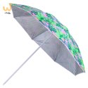 Parasol ogrodowy plażowy regulowany łamany 150cm liście