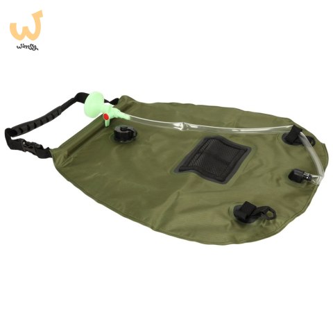 Prysznic turystyczny solarny polowy kempingowy 20L XXL z termometrem Prysznic turystyczny solarny polowy kempingowy 20L XXL z termometrem