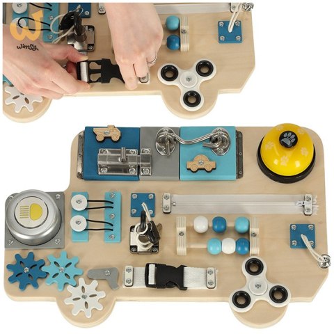 Tablica manipulacyjna sensoryczna LULILO BUSO Tablica manipulacyjna sensoryczna LULILO BUSO