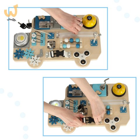 Tablica manipulacyjna sensoryczna LULILO BUSO Tablica manipulacyjna sensoryczna LULILO BUSO