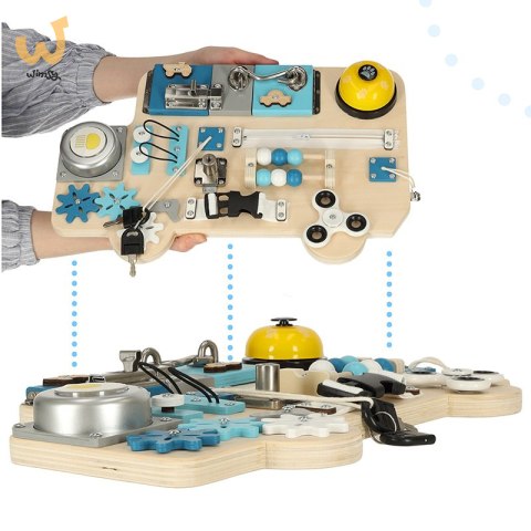 Tablica manipulacyjna sensoryczna LULILO BUSO Tablica manipulacyjna sensoryczna LULILO BUSO