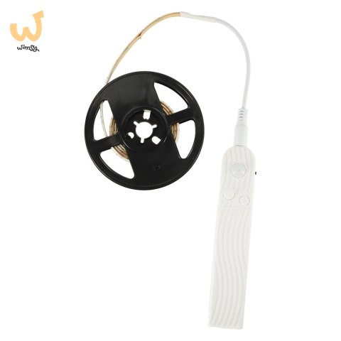 Taśma LED wodoodporna na baterie USB czujnik ruchu 1M 59LED zimny biały Taśma LED wodoodporna na baterie USB czujnik ruchu 1M 59LED zimny biały