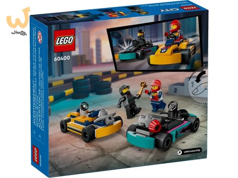 LEGO City 60400 Gokarty i kierowcy wyścigowi LEGO City 60400 Gokarty i kierowcy wyścigowi