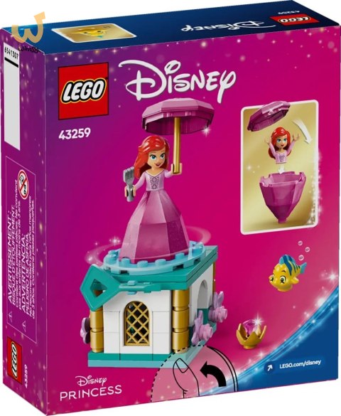 LEGO DISNEY PRINCESS 43259 Wirująca Arielka LEGO DISNEY PRINCESS 43259 Wirująca Arielka